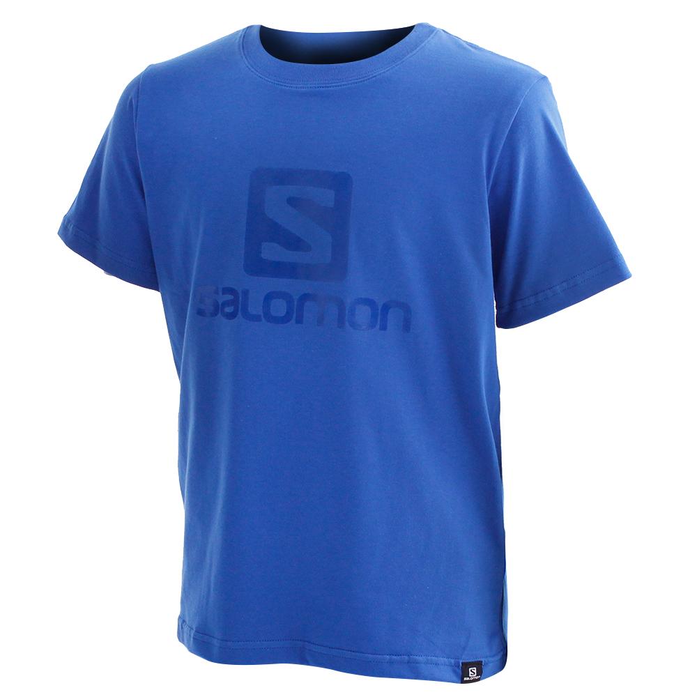 Camisetas Salomon Niños Azules - Salomon Argentina ACHIEVE SS B,513078-MPX